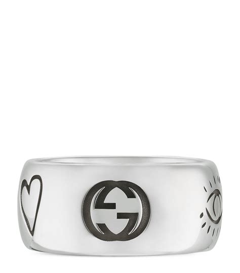 gucci blind for love clutch|925 Sterling Silver Blind For Love Ring .